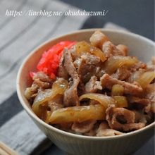 男子と子供に大人気！お店の牛丼みたいなつゆだく豚丼