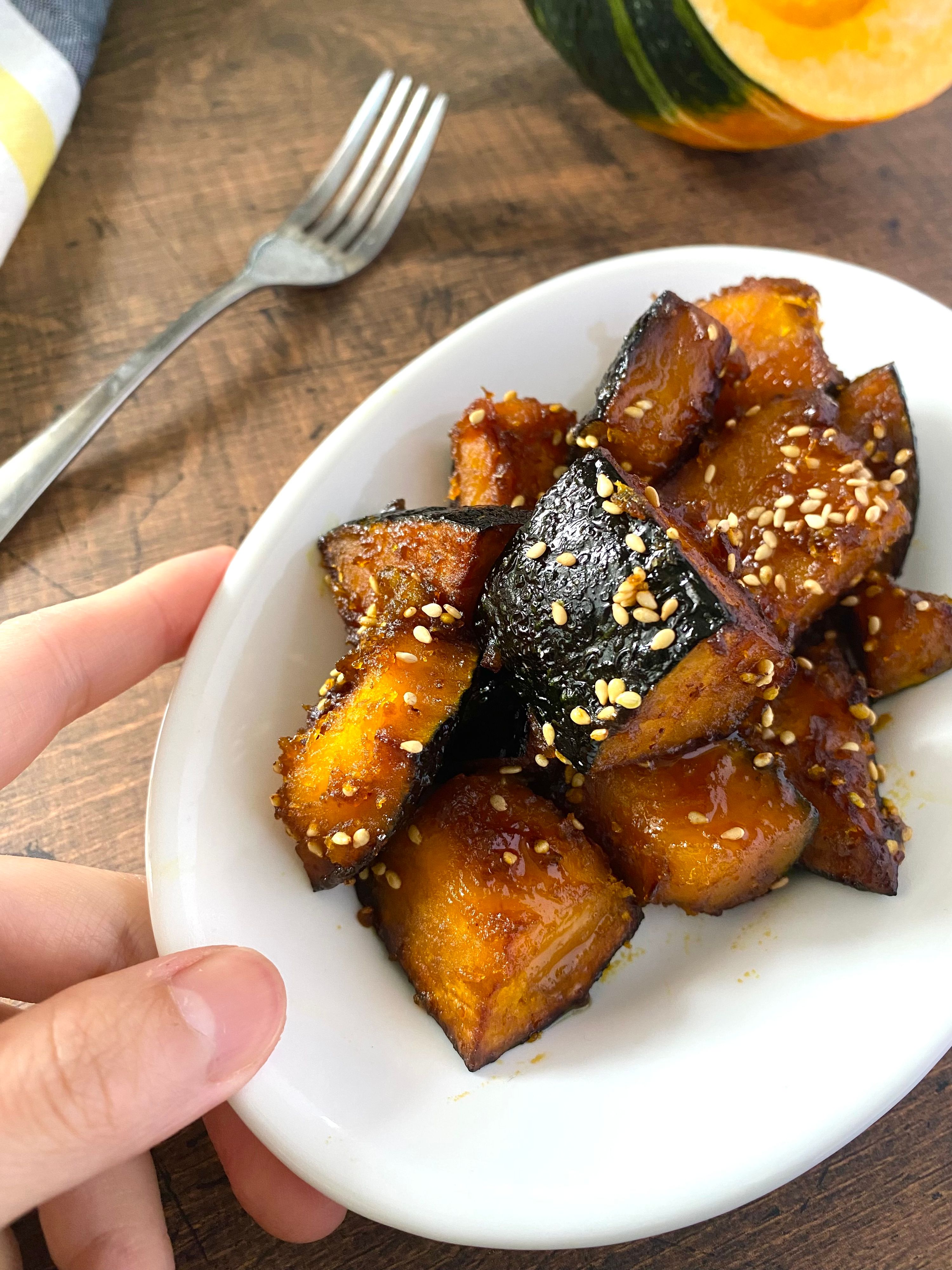 大学いも風かぼちゃ | レシピサイトNadia