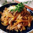 豚肉と大根の甘辛炒め(カレー風味)