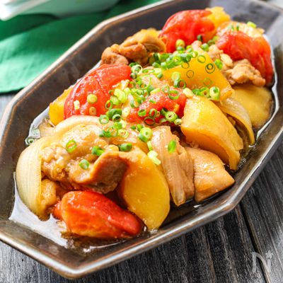 トマトのフライパン鶏じゃが 旨味がスゴイ!