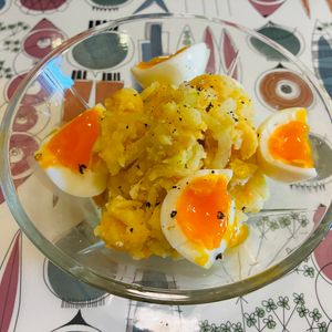 puricoの作ってみた!投稿(味見でなくなる危険な美味しさ【レンチン明太ポテトサラダ】)