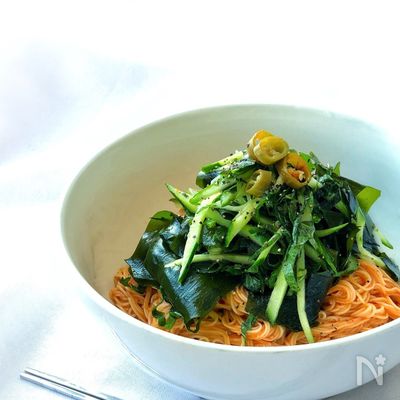*ヘルシー激辛ビビン麺*