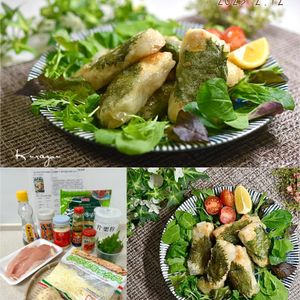クラ蔵の作ってみた!投稿(【もっちモチサクサク鶏チーズ大葉餃子】餃子の皮よりおいしい？)