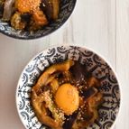 火を使わず簡単！レンジ蒸しナスのとろうまユッケ