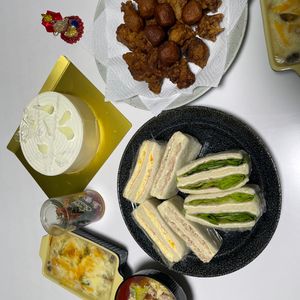 しんやの作ってみた!投稿(基本の3種サンドイッチ「たまご」「ツナ」「ハムチーズレタス」)