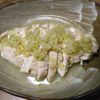 ももの作ってみた!投稿(レンジで簡単節約レシピ。ごま油香るねぎ塩鶏チャーシュー)