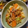633toの作ってみた!投稿(コク旨！【ちゃんぽん風肉野菜炒め】野菜がもりもり食べられる♪)
