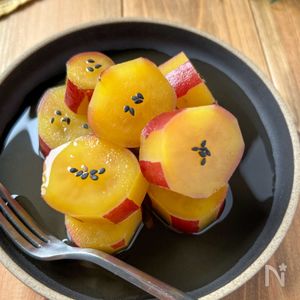 くー様用m(_ _)m レンジで5分！絶品♡さつまいもの甘煮 | レシピサイトNadia