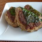 秋刀魚ハンバーグ。