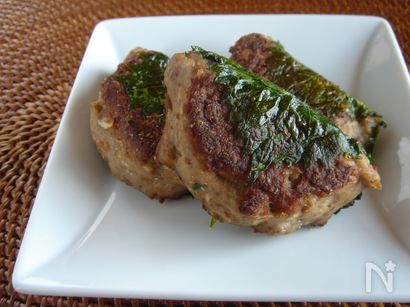 秋刀魚ハンバーグ。