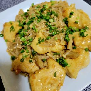 ヴェルの作ってみた!投稿(【鶏むね肉とえのきの旨だれ炒め】おすすめ絶品！コスパ◎)