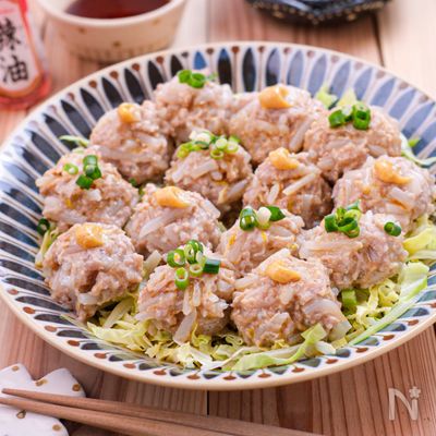 【皮なしもやししゅうまい】レンジで完成！簡単しゅうまい♪