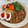 レンジで作る我が家のれんこん入りキーマカレー