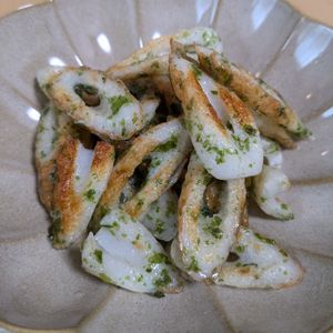 みょんともの作ってみた!投稿(お弁当に便利☆揚げない竹輪の磯辺揚げ…揚げない！)