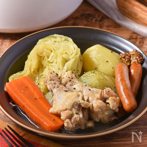 手羽元ポトフ｜野菜ごろごろ♪旨みしみしみのごちそうスープ
