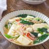 ワンパンで栄養満点◎【小松菜と豆腐とえのきの中華風あんかけ】