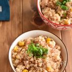 【カニカマとコーンの炊き込みご飯】包丁不要！おかわり必須！