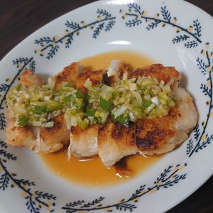 葉名の作ってみた!投稿(やわらか鶏むね肉でカリカリ油淋鶏)
