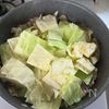【豚バラとキャベツの味噌にんにく煮込み】もつ鍋風おかず!の工程3