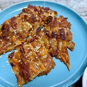 968467の作ってみた!投稿(【もちもち♡中華風玉ねぎチヂミ】そのままでも美味しい♪)
