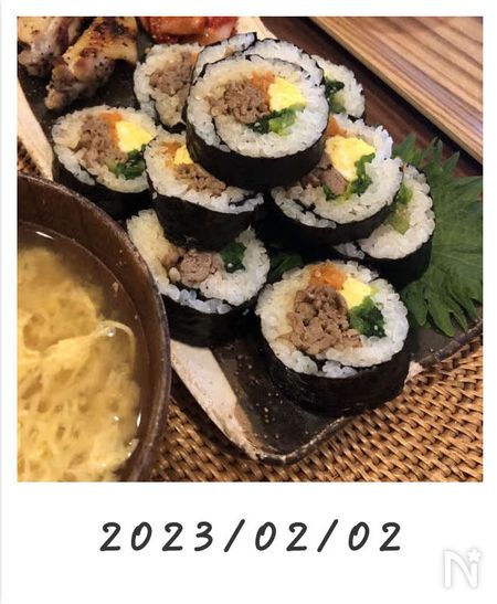 作ってみた！キンパへのコメント4