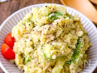 美肌•腸活に♡【アボカドとツナのポテトサラダ】レンジで簡単！