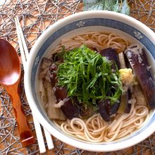 さっぱりしてめちゃ旨♡なすの揚げ出し風そうめん
