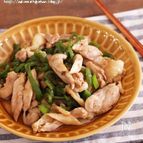 材料２つ！下味不要で超時短♡鶏ピーマンの中華風炒め