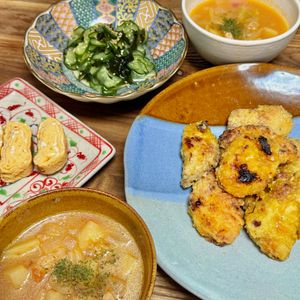 ぴいすけの作ってみた!投稿(【鶏むねカレーマヨチキン】しっとり柔らか♡簡単３ステップ♪)