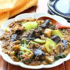 【なすとチンゲン菜の肉味噌炒め】ごはんがすすむ！