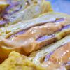 ベーコンとチェダチーズの玉子焼きの工程4