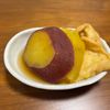 こむぎの作ってみた!投稿(あと一品♪油揚げとさつまいもの煮物)