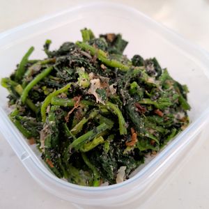 Reonの作ってみた!投稿(ほうれん草の胡麻和え)