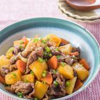 レンジで完成！焼肉のたれで肉じゃが
