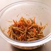 【豆腐そぼろの和風ビビンバ】ごま和えときんぴらごぼうで♪の工程1