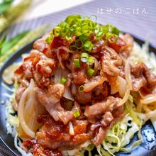 玉ねぎたっぷり♪豚こまのマヨ照り焼き