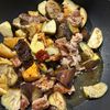 【豚こま厚揚げナスの甘辛味噌炒め】の工程4