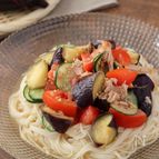 さっぱり夏野菜！ぶっかけそうめん
