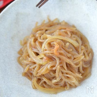 冷やしておいしい夏の常備菜「糸こんにゃくの梅生姜煮」