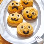 米粉クッキーのかぼちゃモンスター