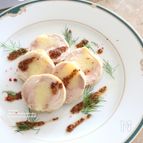 ポテトのチキンロール　ハニーマスタードソース