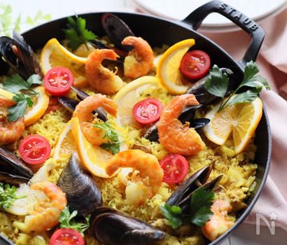 おもてなしメニューに♡パエリア