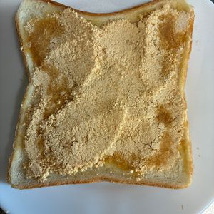 くだもの大好き🧡の作ってみた!投稿(きな粉トースト☆懐かしの給食☆朝食に)