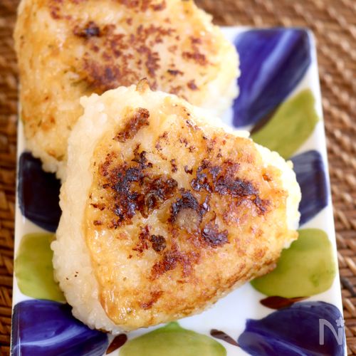 ゆず胡椒と味噌マヨの焼きおにぎり