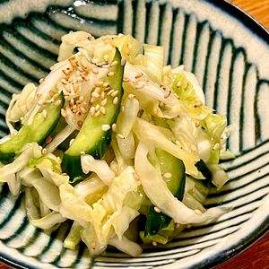 michuの作ってみた!投稿(ポリ袋&すし酢使用！＊やみつきごまキャベきゅう＊)