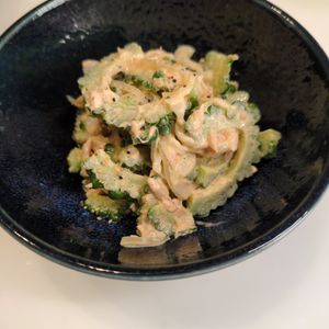 るるる♪の作ってみた!投稿(【ゴーヤのカレーマヨサラダ 】絶品！火を使わず5分de完成！)