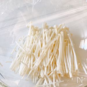 【えのき】 レンジで1分！ヘルシーえのきポン酢 | レシピサイトNadia