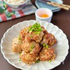 【豚こまもやしつくねの甘辛味噌焼き】節約/かさまい