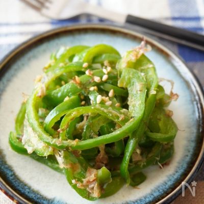 レンジで1分!うま塩ピーマン