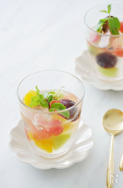 しゅわしゅわレモンゼリー